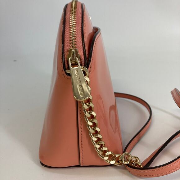 MICHAEL KORS NWT PATTON LEATHER PEACH WOMENS CROSSBODY BAG - Picture 2 of 10
